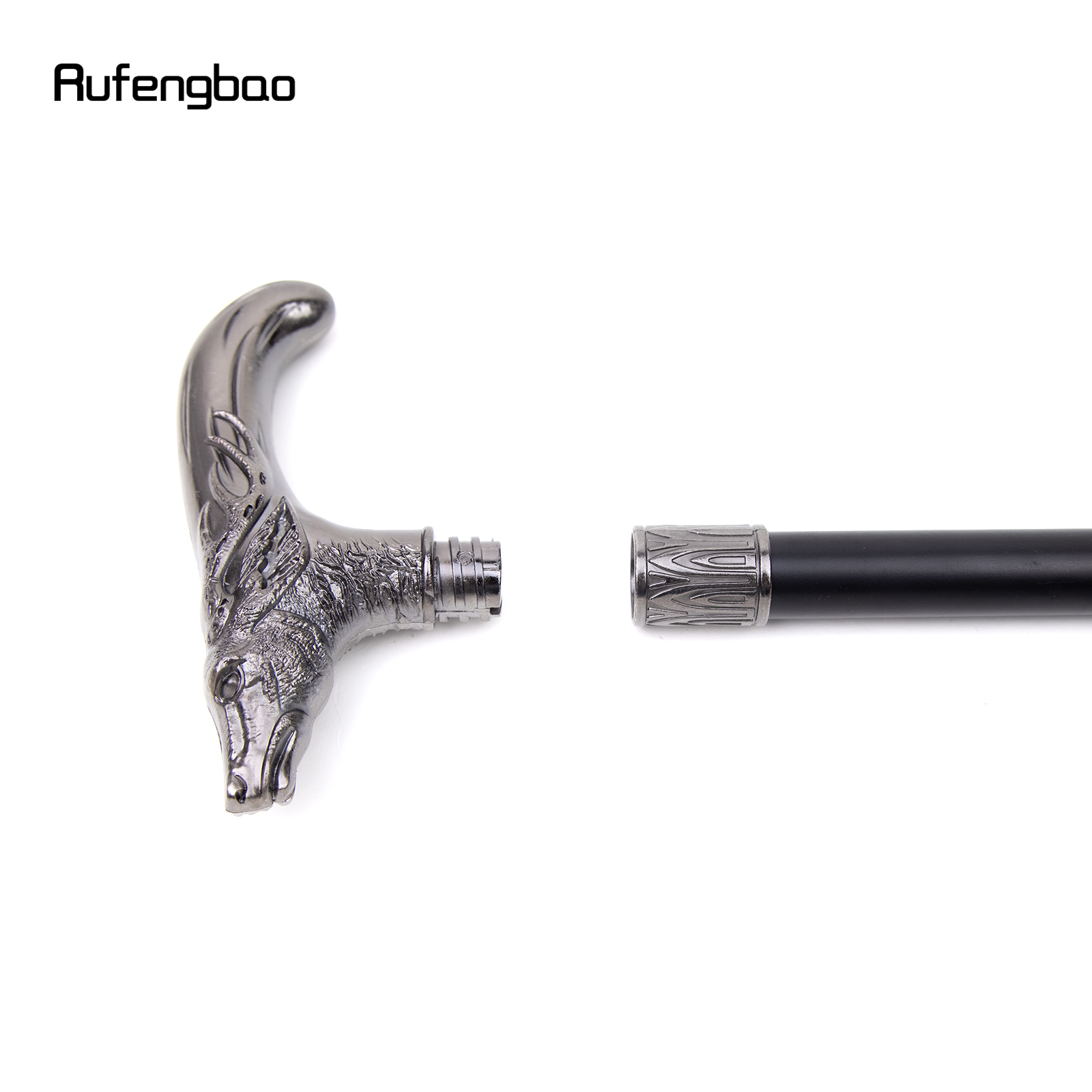 Cane-bengala com cabeça de veado sli, acessório de caminhada decorativo, elegante, cos, knob knob, 93cm