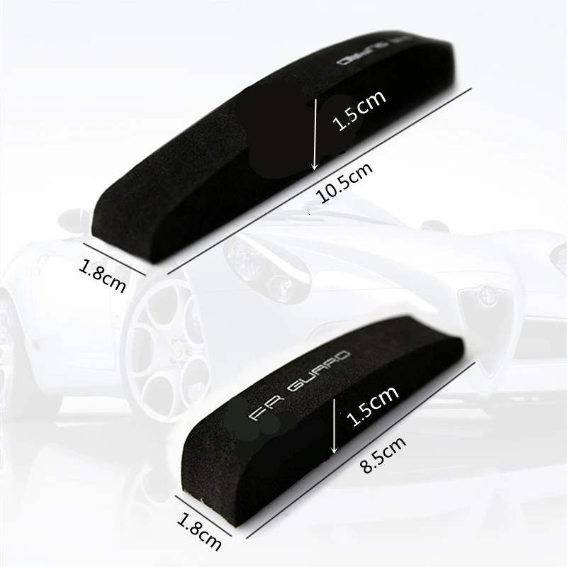 Universele 4 Stuks Autodeur Protector Guard Strip Krasbeschermer Auto Rubberen Stickers Auto Deur Randbescherming Auto Accessoires