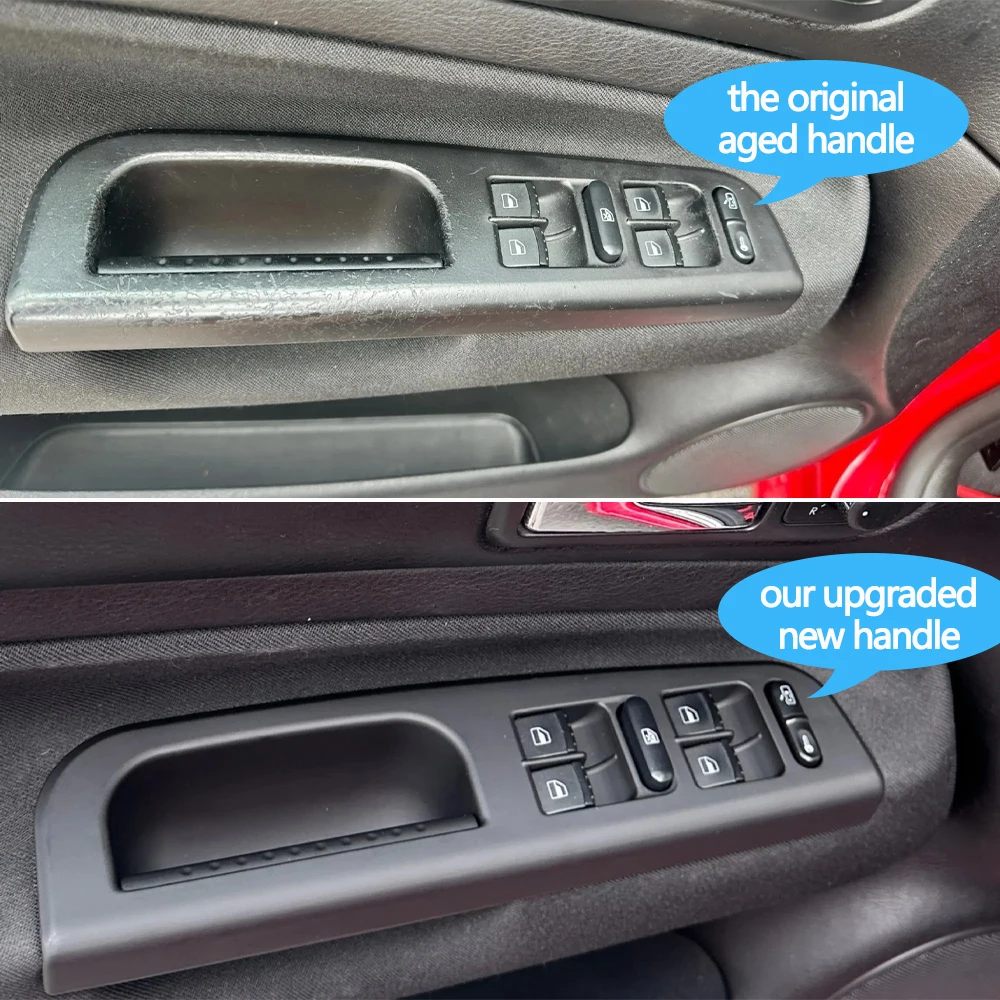 LHD Car Front Rear Left Right Black Door Pull Grab Handle For VW Bora Golf 4 MK4 Jetta 1999 2000 2001 2002 2003 2004
