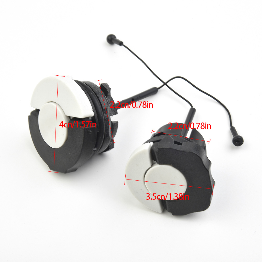 2pcs/Set Fuel Oil Cap Kit For STIHL MS171/181 MS200/210 MS230/240/250/260 MS340 MS200T MS211 Tank Cover Chainsaw Accessories