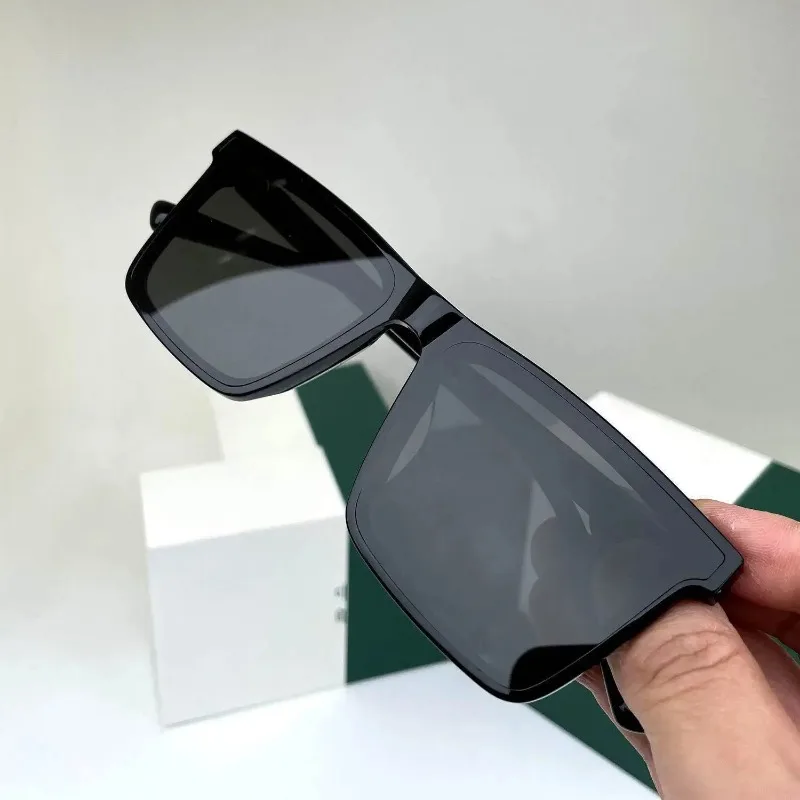 2023 새로운 선글라스 남자 운전 안티 uv 선글라스 오목 모양 숙녀 긴 프레임 선글라스 UV400 Gafas De Sol