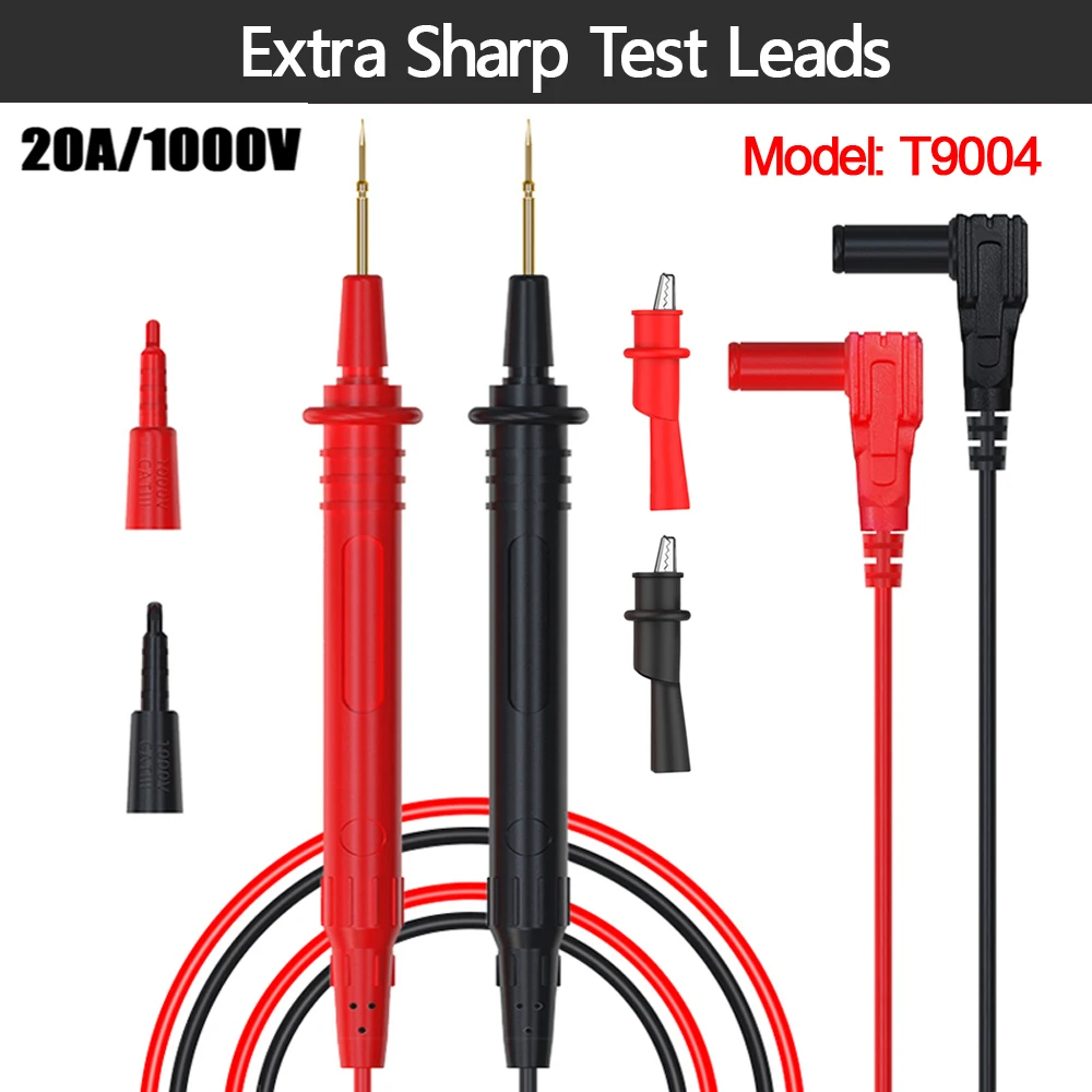 Multímetro Digital de plomo Universal, probador de 20A, 1000V, Cable de pluma