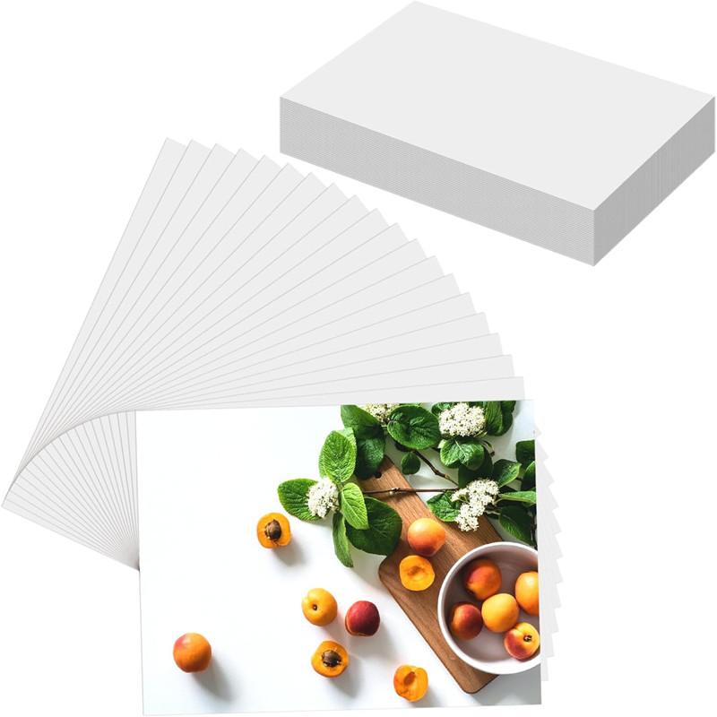 Papier Photo blanc brillant Premium, 20/50/150/200 pièces, pour Images d'imprimante, adapté aux dépliants, calendriers et manuels