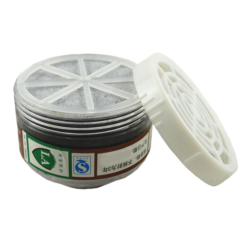 1 Uds. Filtro de Gas de 40mm caja de filtrado reemplazable vapores orgánicos ácido para respirador químico máscara pintura accesorios de pulverización