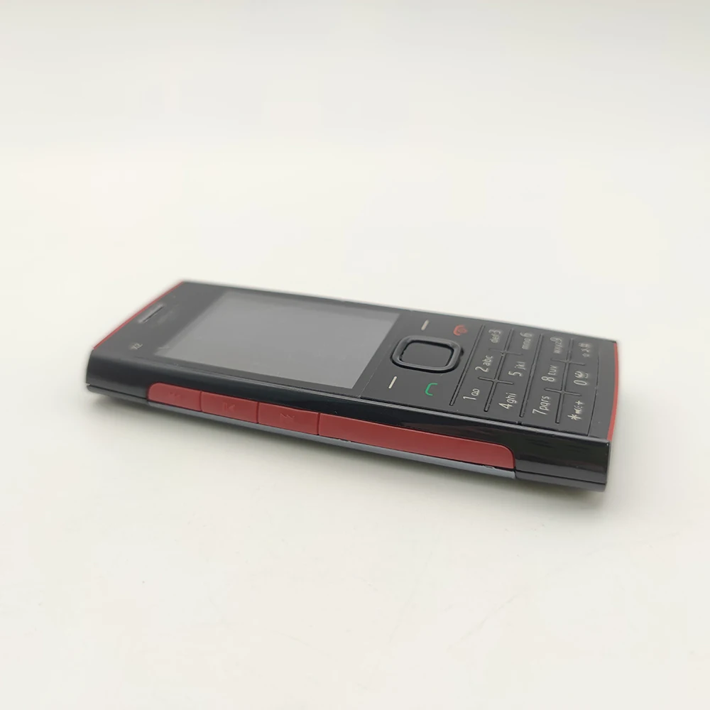 Original Unlocked x2-00 Loudspeaker Bluetooth Mobile Phone Russian Arabic Hebrew English Keyboard Made in Finland