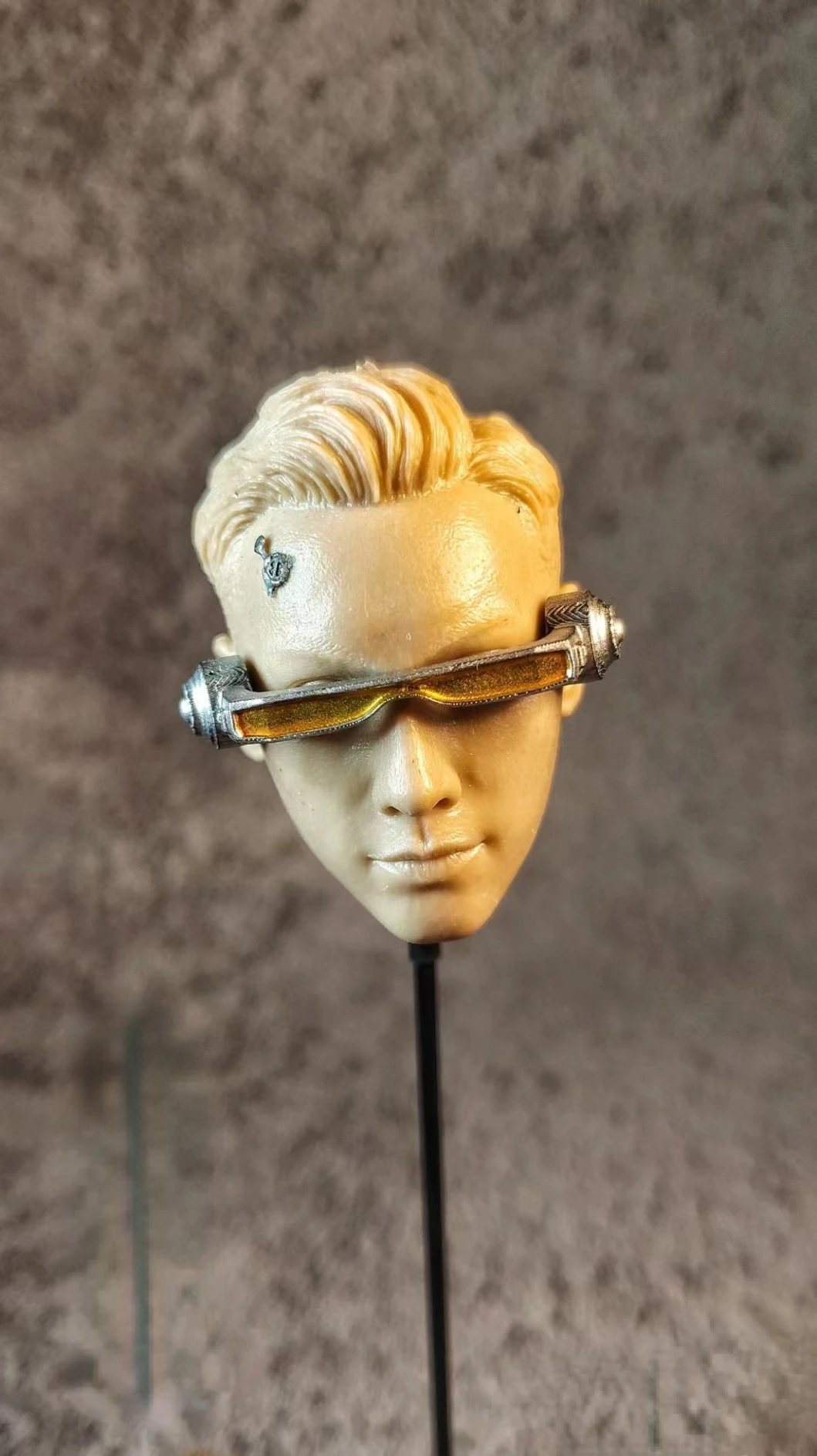 Óculos modelo holográfico para soldado masculino e feminino, 12 em escala, 1:6