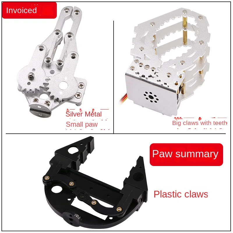 170mm Metall halterung Greifer Manipulator Klauen klemme Roboterarm für Arduino Roboter DIY Kit mit mg996 mechanischen Greifer Klaue Kit