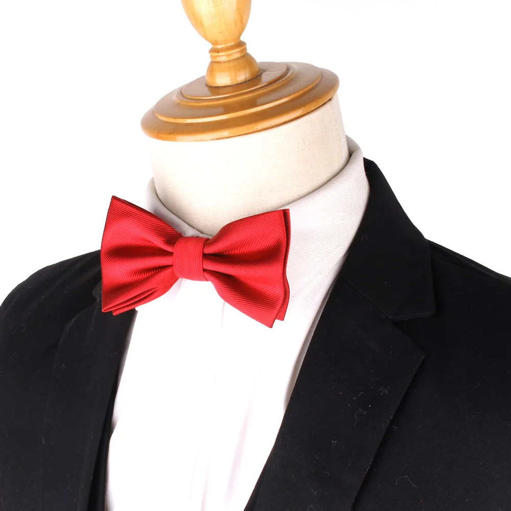 Chắc Chắn Bowtie Dây Buộc Tóc Nơ Thời Trang Cho Nam Nữ Thắt Nơ Đen Trưởng Thành Đỏ Dây Thắt Nơ Cravats Màu Trơn Phù Rể Bowties quà Tặng Tốt