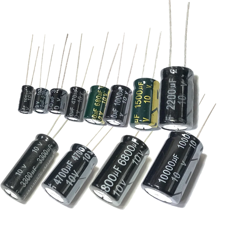 10v100UF объем 5x1 1 мм алюминиевые электролитические конденсаторы 10 в 100 мкФ 10V100MF 100MF10v 10WV 10VDC 100MFD 220 мкФ 330 мкФ 470 мкФ 680 мкФ
