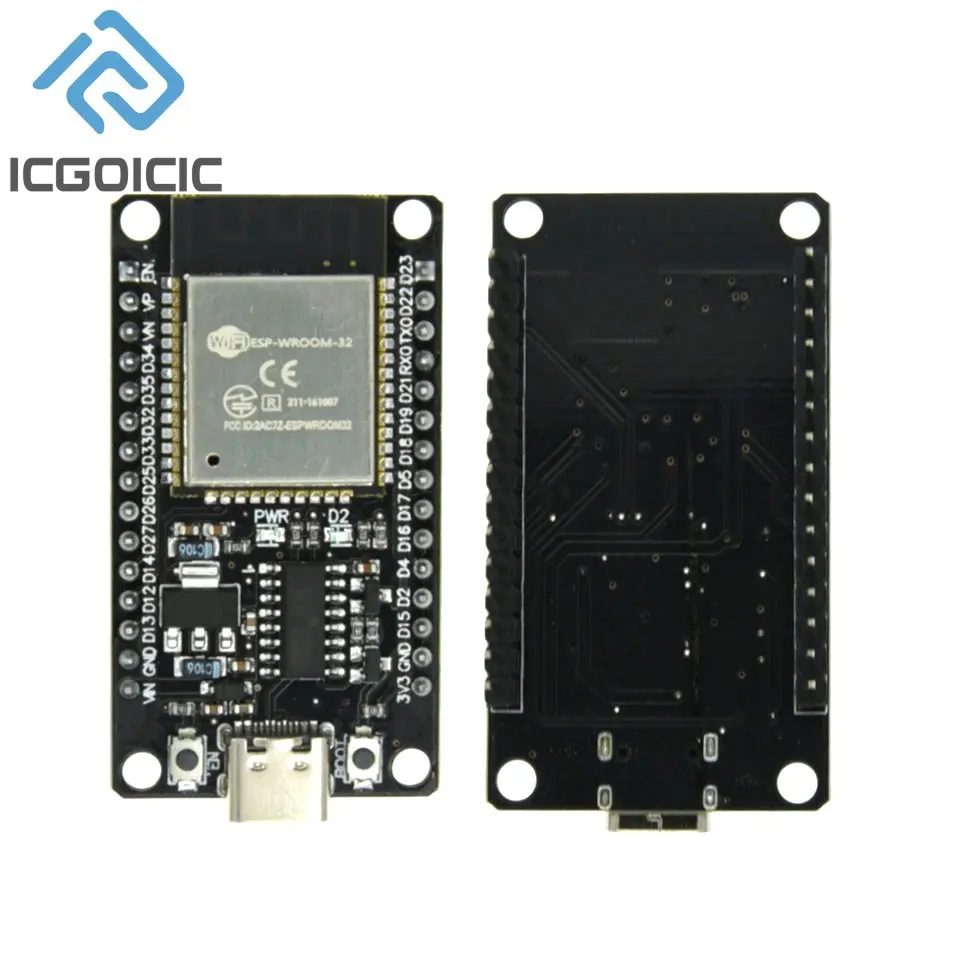 ESP32 TYPE-C USB CH340C CP2102 WiFi + Bluetooth scheda di espansione Dual Core ESP32-DevKitC-32 ESP-WROOM-32 a bassissima potenza