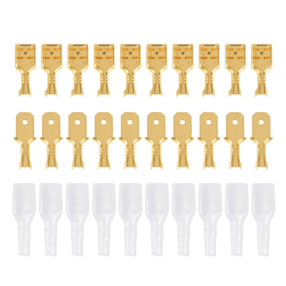 270PCS Box Isolierte Männlich Weiblich Draht Stecker 2,8/4,8/6,3mm Elektrische Crimp Terminals Termin Spaten anschlüsse Assorted Kit