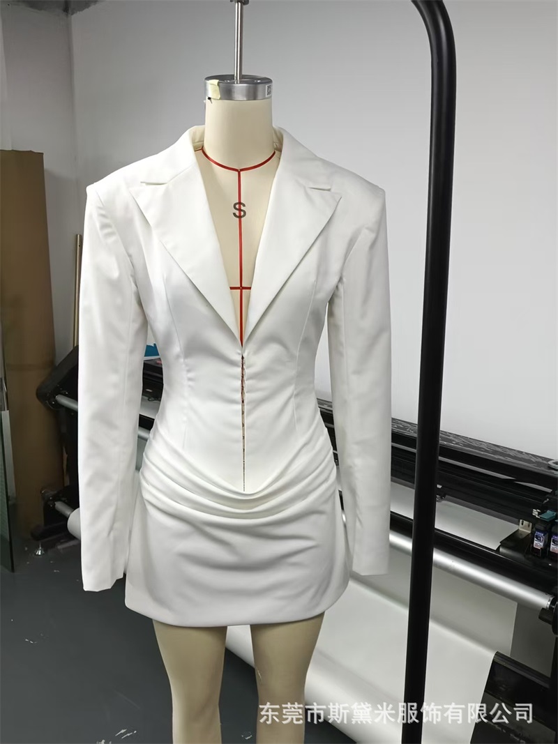 Borgonha feminino terno 1 peça blazer com cachecol sexy decote em v babados hem curto mini vestido de festa formal escritório senhora jaqueta casaco