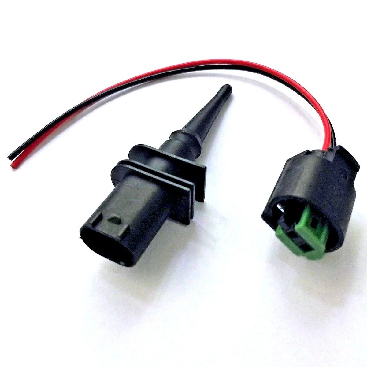 Sensor de temperatura do ar externo ambiente com plugue conector para bmw série 1 6 7 e39 e46 x3 x5 x6 z4 z8 mini r50 r53 r56 r55