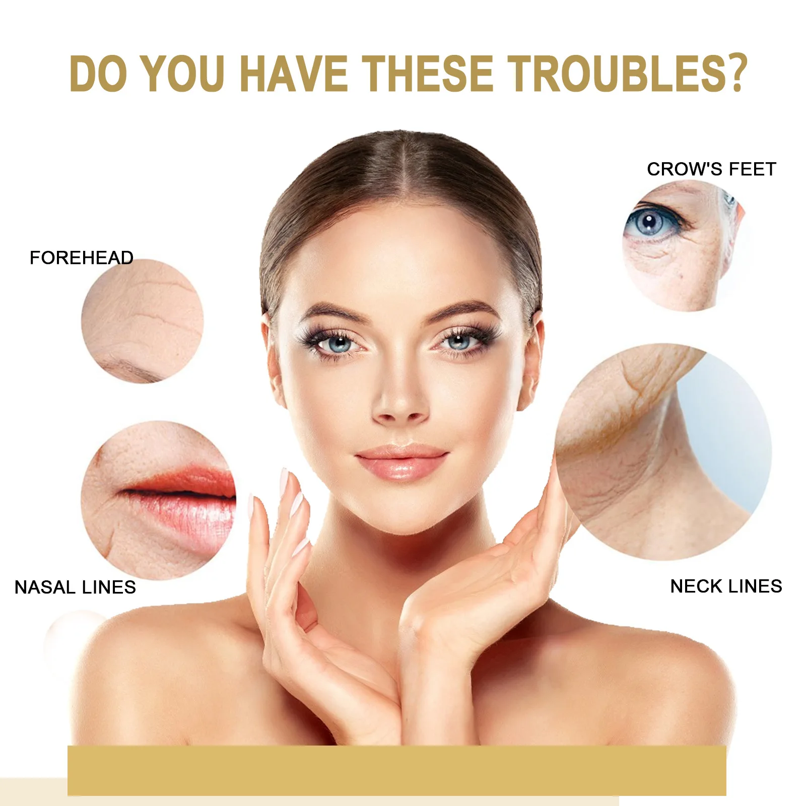 Porie Verfijning Serum voor Donkere Huid Verhelderende Rimpel Verwijdering Hydraterende Gezichtsverjonging Golden Age Anti Aging Serum 30ml