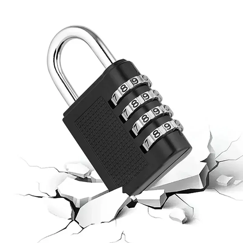 Combination Padlock 4 Digit Password Locks Suitcase Luggage Metal Waterproof Password Padlock for School Locker Gym Locker Gate