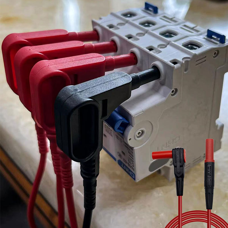 Sonda de prueba magnética de 5 uds/2 uds/3 uds, sonda trasera, adecuada para un enlace rápido de multímetros digitales y megóhímetros
