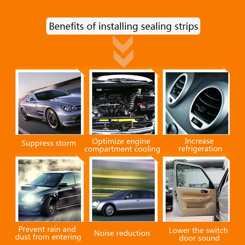 Cao Su EPDM Weatherstrip Xe Đệm Cửa Dải D Lớn Nhỏ D Z P Loại Chống Nước Cách Âm Cách Âm Tự Động Cói keo Dán 3M