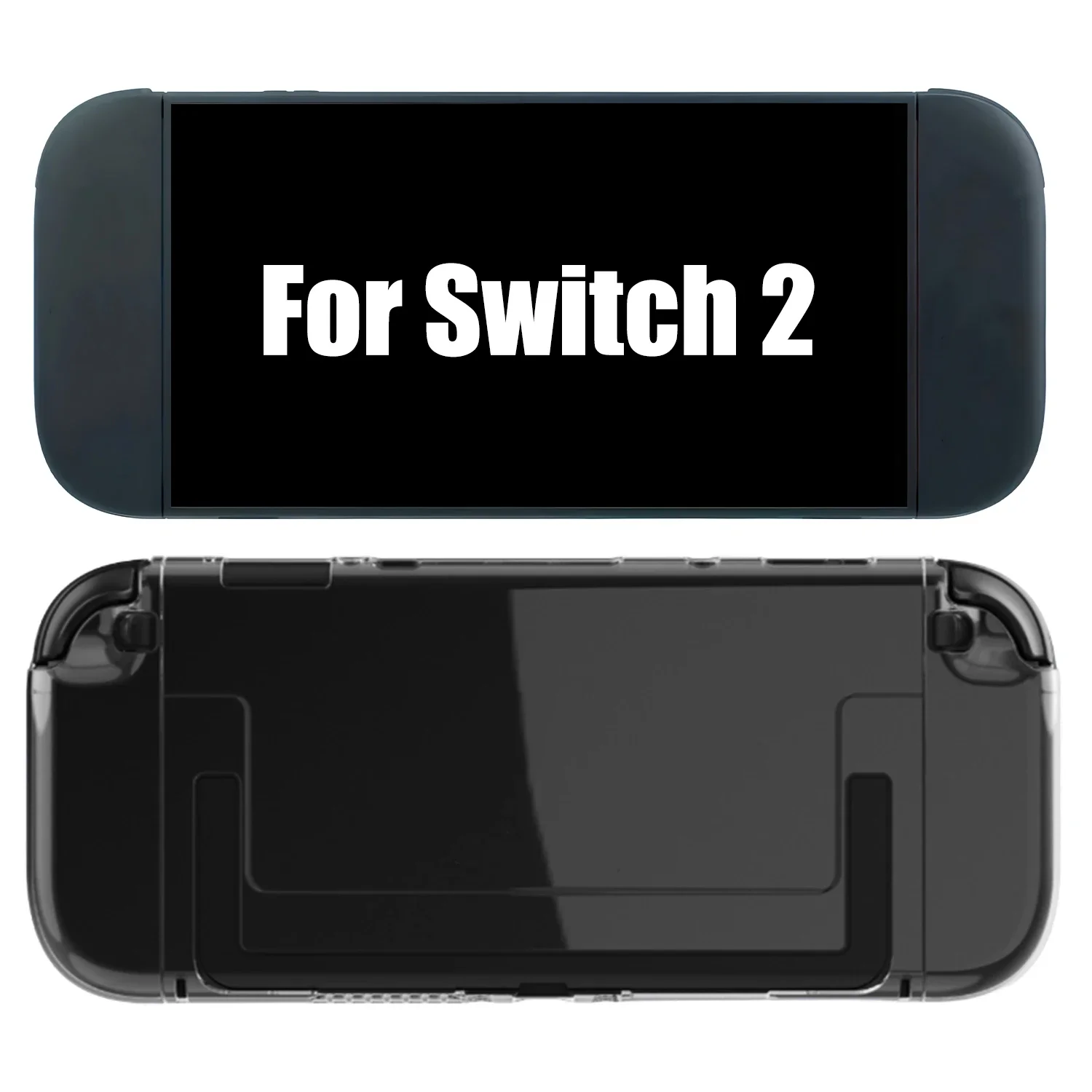 For Switch 2 Handheld Gaming Console Silicone Case Protective Cover Shockproof Transparent Protector Shell For Nintend Switch2
