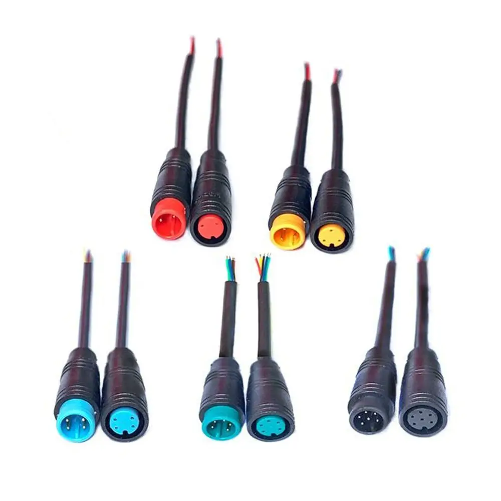 5 Styles 2/3/4/5/6Pin Cable Waterproof Connector Base Connector Waterproof Connector Display Pin Optional Cable Accessories