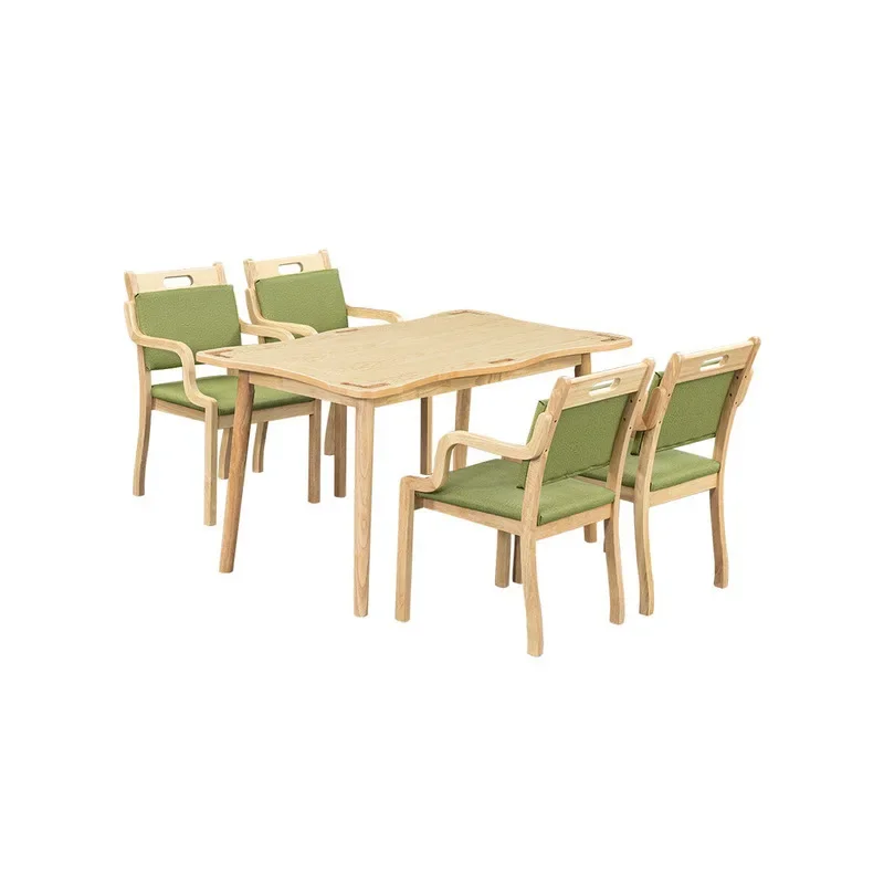 Solid Wood Tables And Chairs In Elderly Apartments, Aging Friendly Furniture, Restaurants, Nursing Homes, Dining Chairs, Tables,