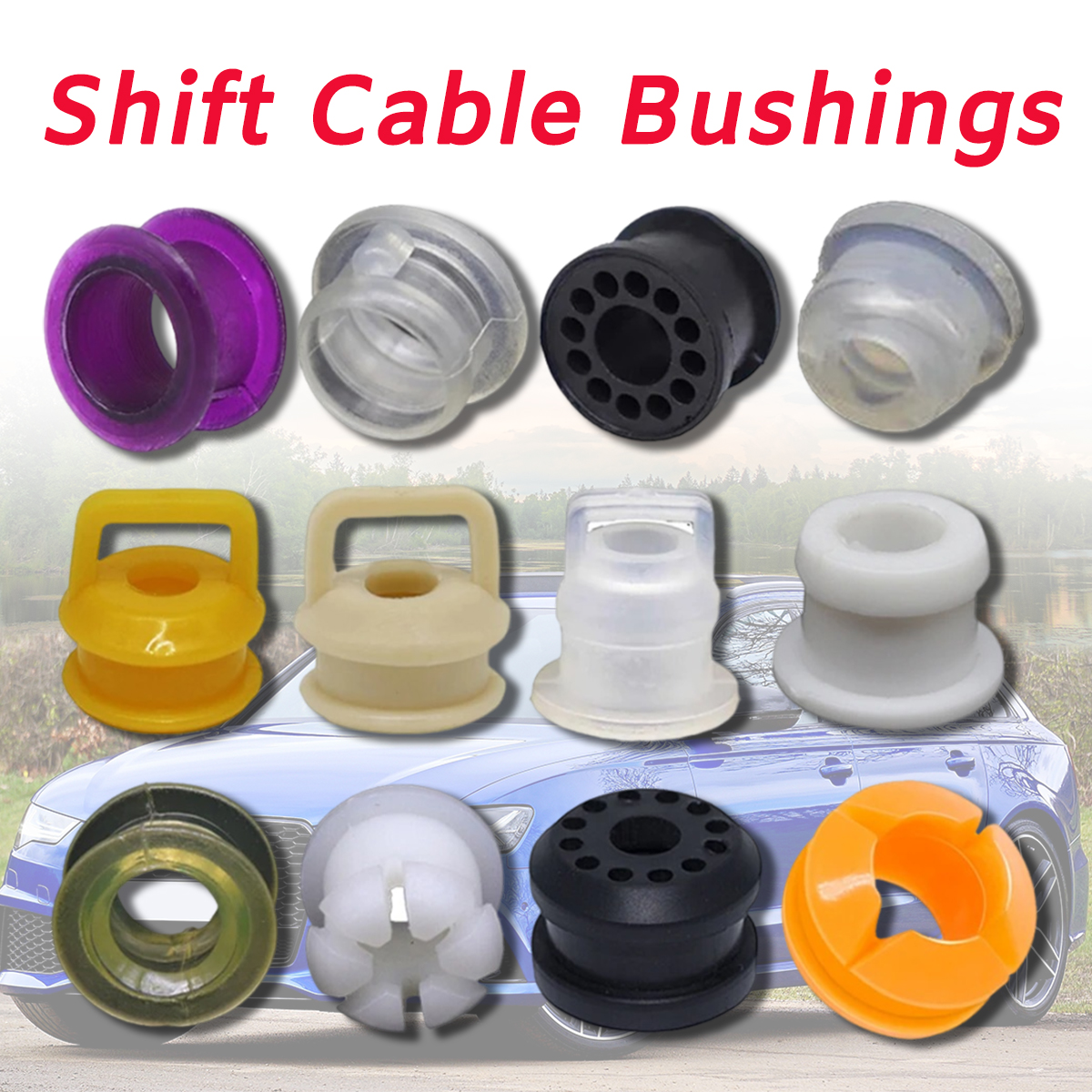 Ремонтная втулка троса переключения передач, рычаг выбора диапазона, регулятор, зажим для Chevrolet Opel Chrysler Cadillac Ford, сменный комплект