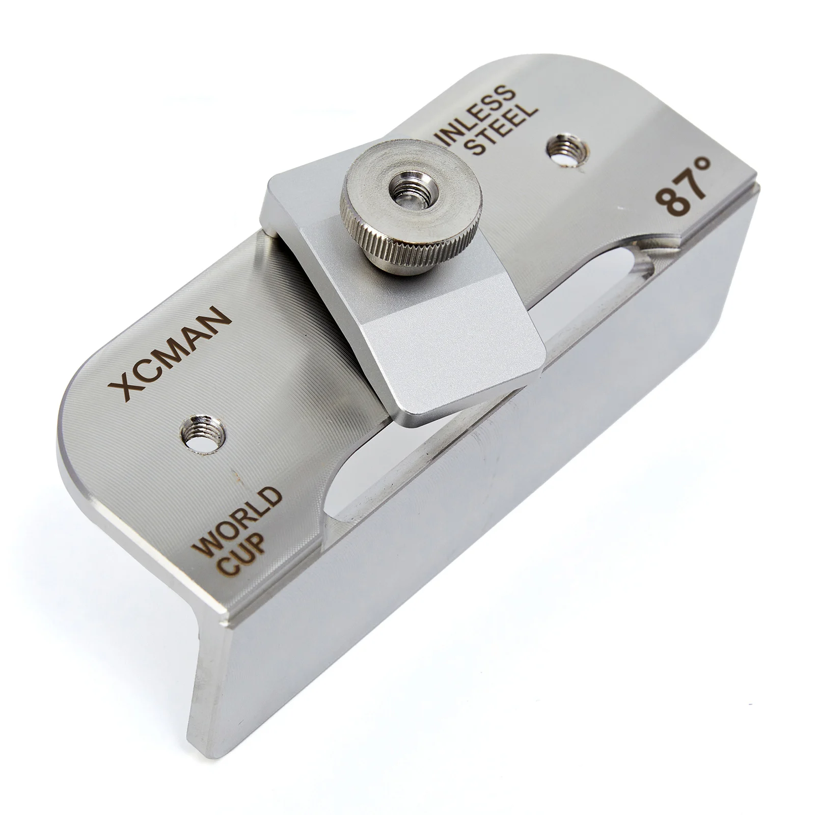 XCMAN Ski Snowboard Stainless Steel 304 Racing Side Bevel Angle File Guide CNC Made With Clamp and File