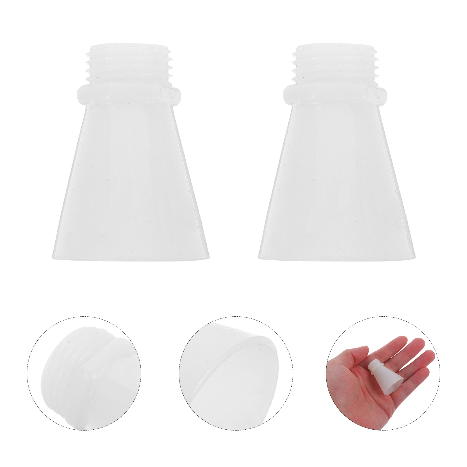 50-teiliges Schild, Feuerlöscher-Zubehör, Düsenspender, transparent, breite Öffnung