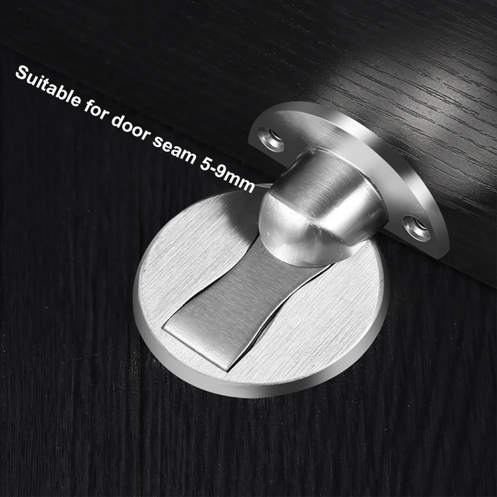 Magnetische Bodentürstopper-Halterung, unsichtbare Türstopper, robuster, selbstklebender Wandschutz für Türstopper zu Hause, Schlafzimmer