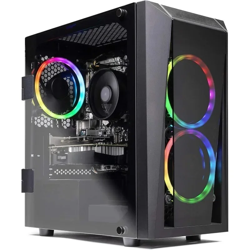 HOME-Azure PC de escritorio para juegos - Core i3 10105F 37 GHz, NVIDIA GTX 1650, 500GB NVME SSD, 16GB DDR4 RAM 3200 camping