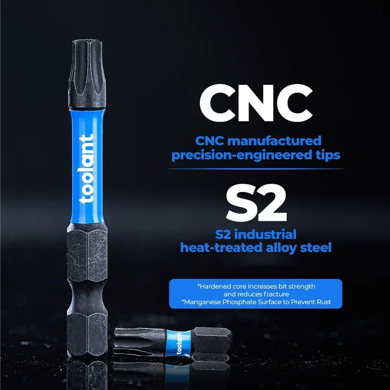 10/20PCS Impact Torx Drill Bit Set Hex Head Shank Magnetic Screw Driver Screwdriver Bits Wrench S2 Electric Drill Tools