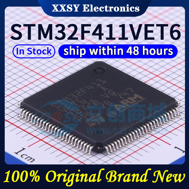 STM32F411CEU6 STM32F411CCU6 STM32F411RET6 STM32F411VET6 STM32F411VCT6 En stock 100% Original y nuevo