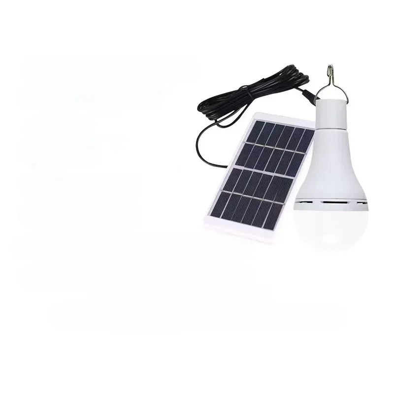 Lampadina solare a LED impermeabile per esterni 5V USB ricaricata sospesa di emergenza lampada alimentata a luce solare portatile potente per interni