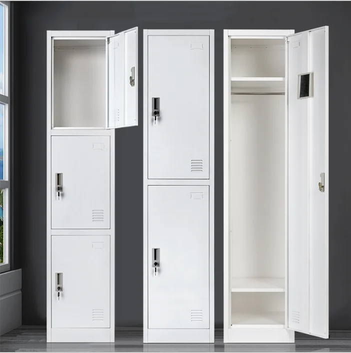 สําหรับโรงงานกวางโจวขายร้อน Modern Design 1/2/3/4/5 ประตูโลหะพนักงานพนักงานตู้เก็บของพนักงานห้องนั่งเล่นเก็บ