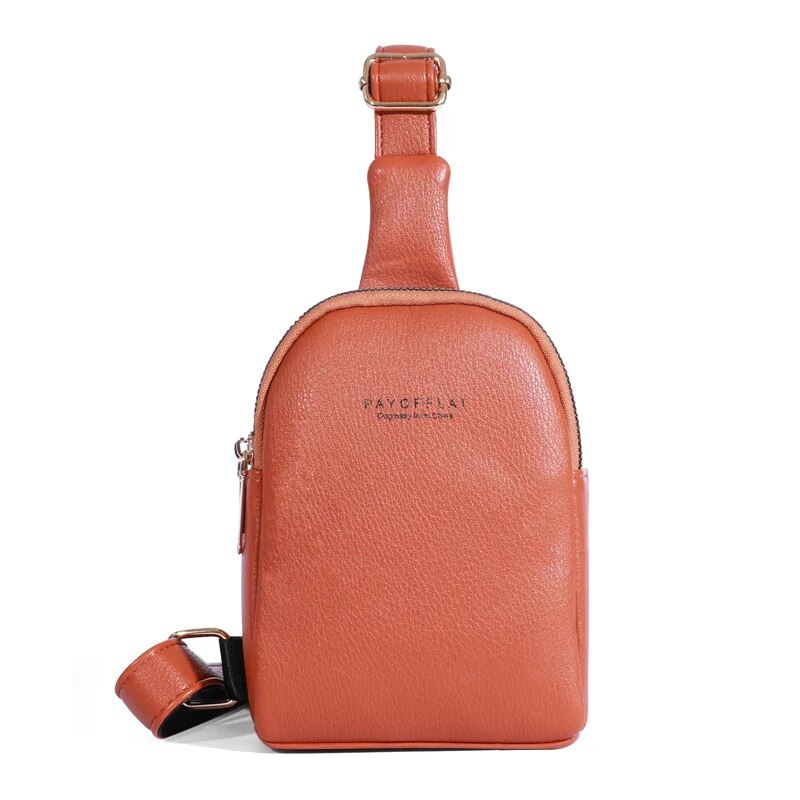 Explosivo Tendência Peito Bag Moda Casual Cross-body Bag 2023 New Wide Shoulder Strap Simples Bolsa de Ombro Mulheres