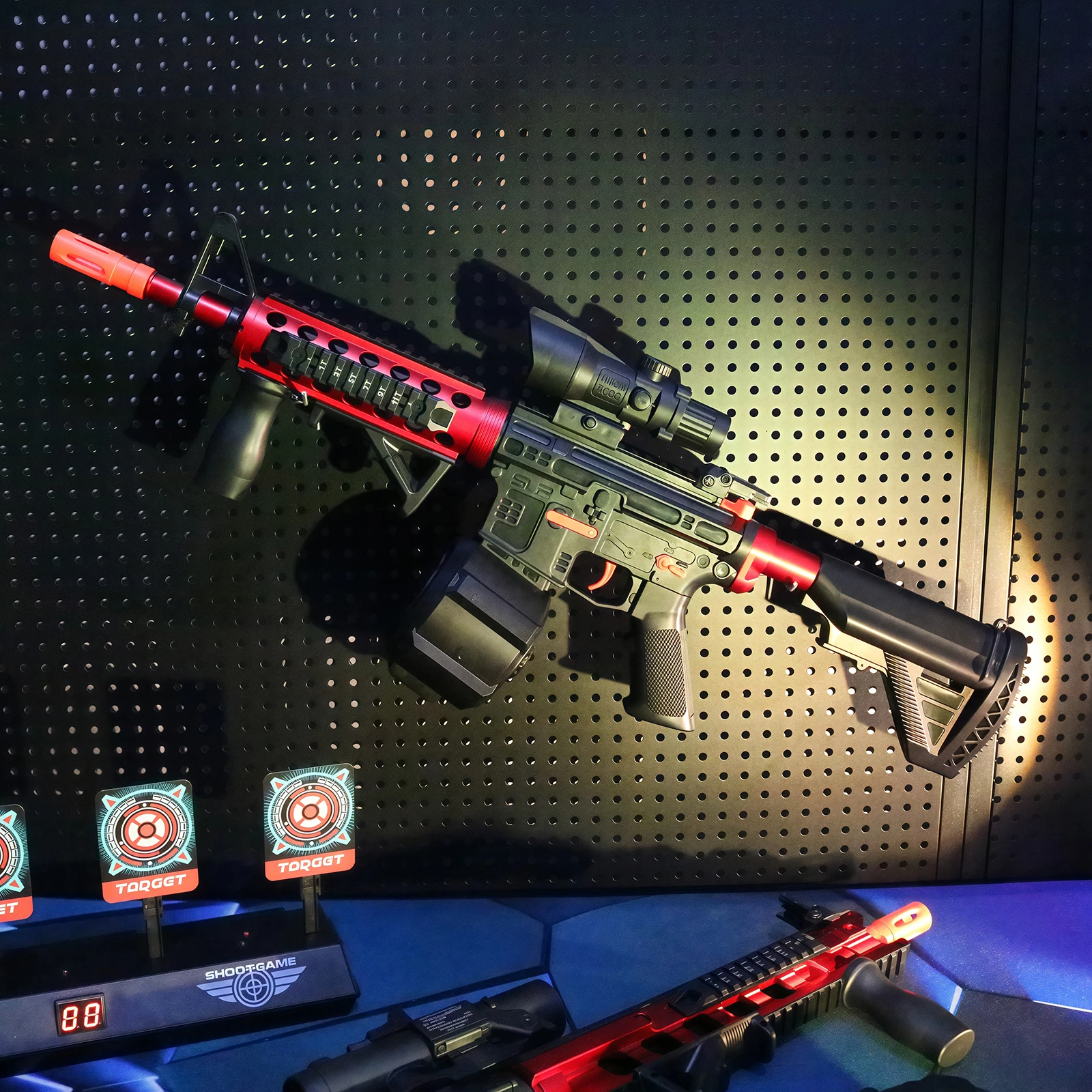 M416 Electric Gel Ball Blaster Toy Gun， Manual/Automatic Mode  , Rechargeable - Suitable for Summer Outdoor Shooting Games