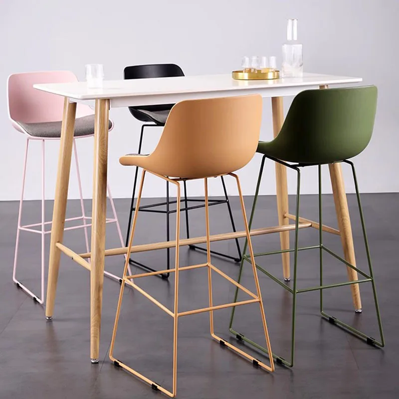 Cadeiras de bar estilo nórdico, banco moderno de luxo, designer de luxo, cadeira alta, cozinha, sillas para comedor, móveis de luxo