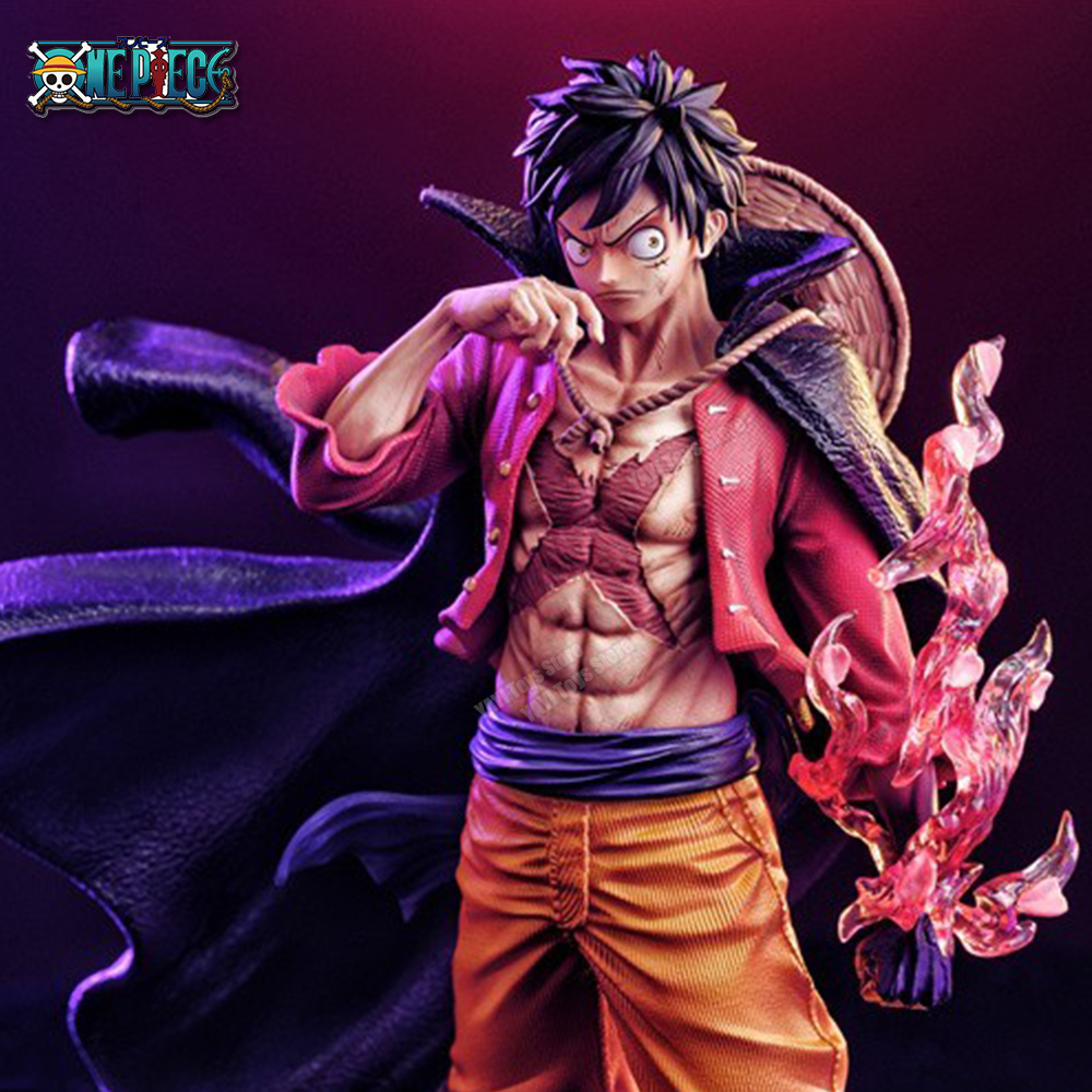 Figura de una pieza anime teatro puño de fuego Luffy modelo adornos juego de marea