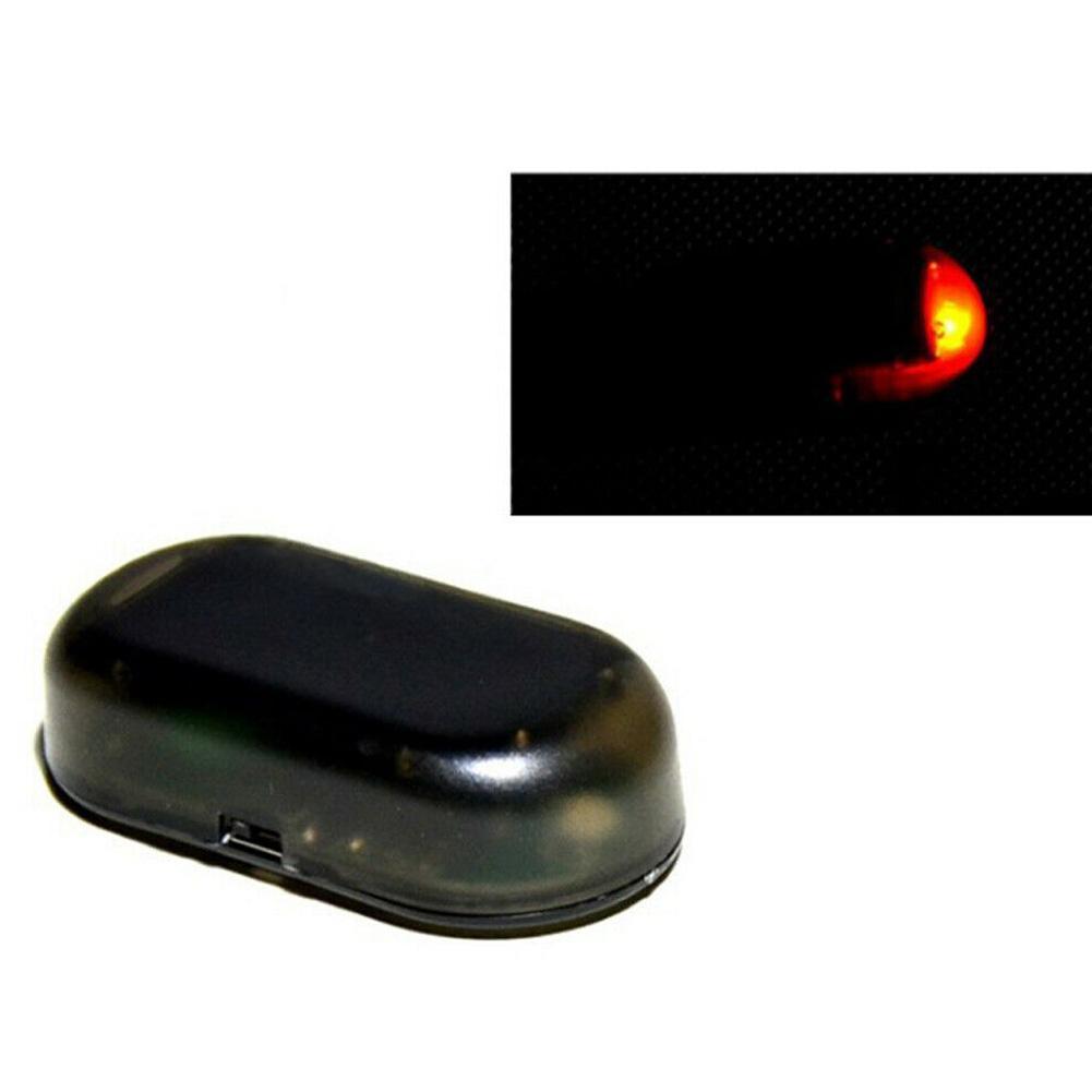 Auto Nep Veiligheidslicht Zonne-Energie Simulatie Dummy Alarm Draadloze Anti-Diefstal Waarschuwingslamp Led Knipperende Simulatie 12V Auto Benodigdheden