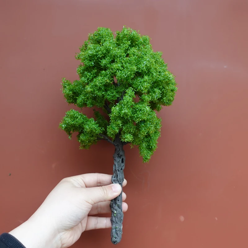 Modelo de árvore banyan, 25-30cm, modelo de árvore, venda quente, modelo em escala g, campo de árvore verde, material de layout de mesa de areia militar