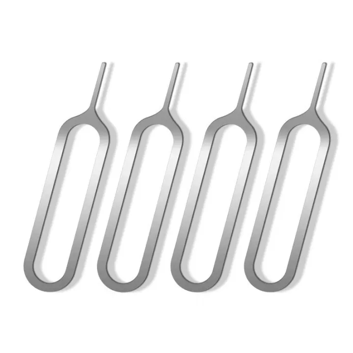 1-100 Uds bandeja de tarjeta Sim Pin herramienta de eliminación de expulsión abridor de aguja para Apple iPhone iPad HTC Samsung Xiaomi Universal SIMcard eyector