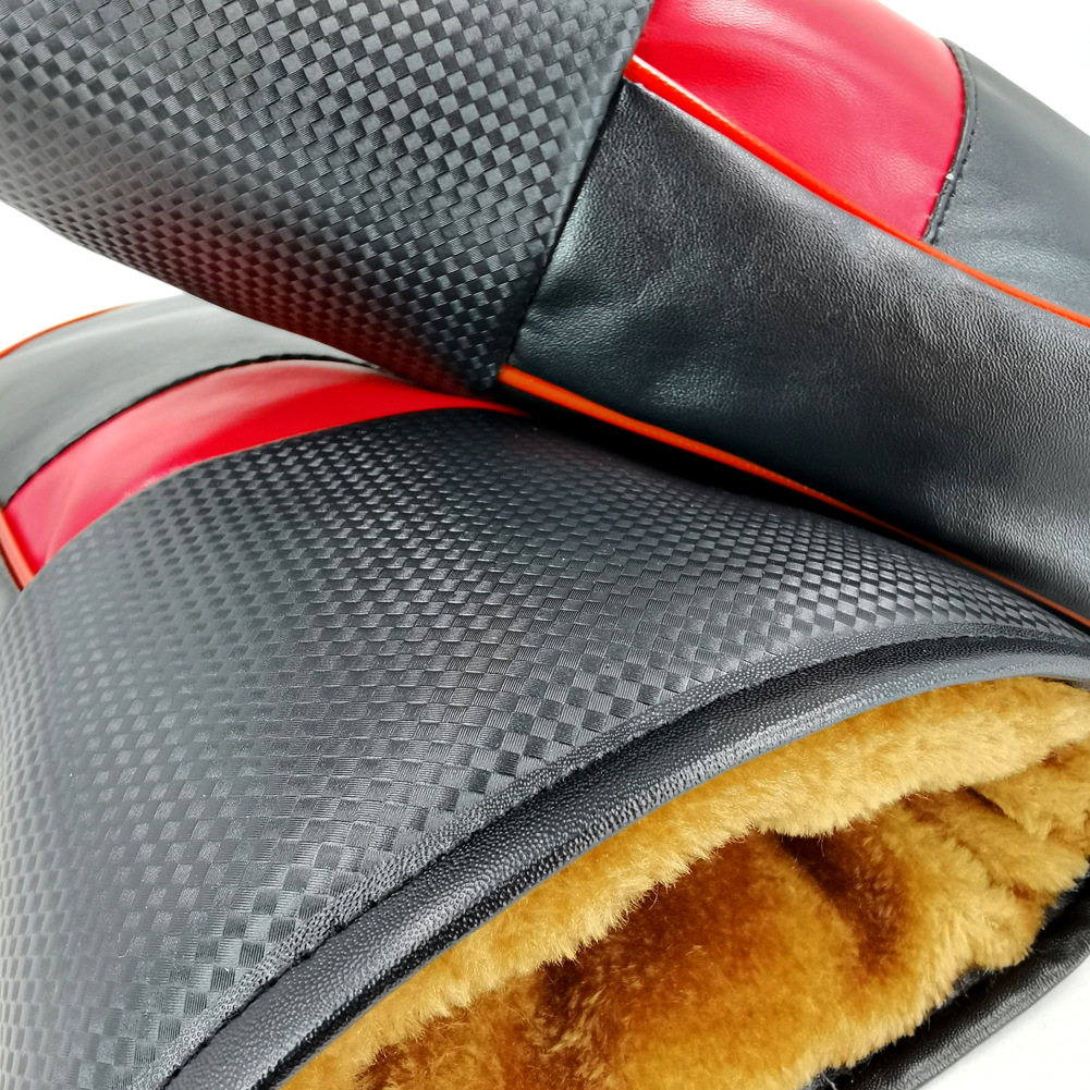 Motorcycle Handlebar Cover Winter Battery Bike Windshield Gloves Windproof Warm Handle Thickened Reflective Strip