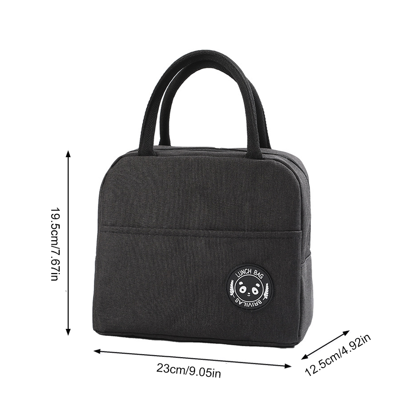 Portable Oxford Lunch Bags Fresh Cooler Pouch For Office Students Convenient Lunch Box Food Container Bag