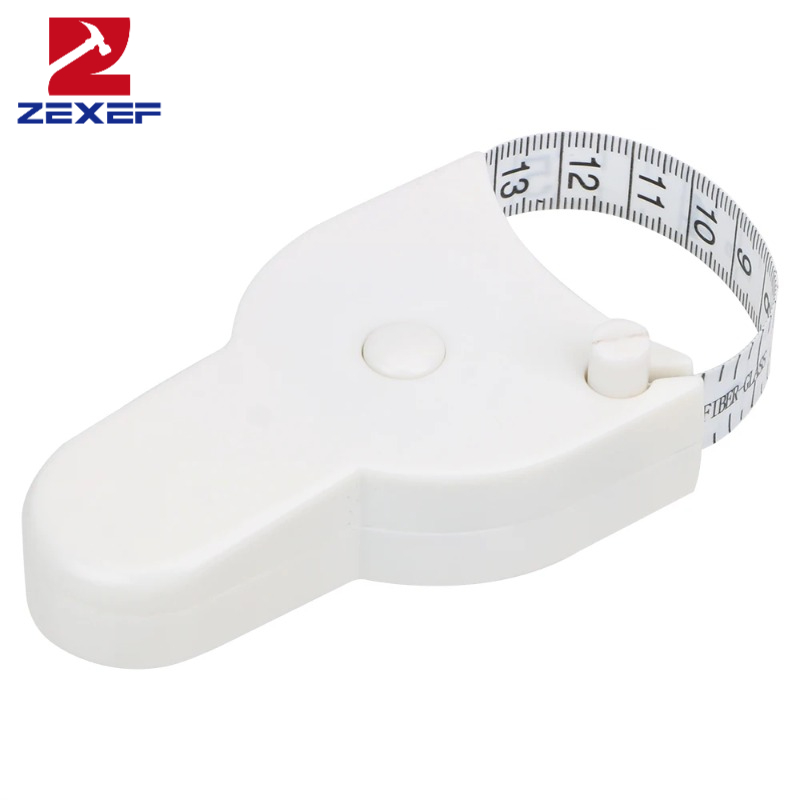 Calibrador de medida para pérdida de peso y grasa corporal, herramienta de medición de cinta métrica, regla retráctil para Fitness, herramienta precisa, 150CM