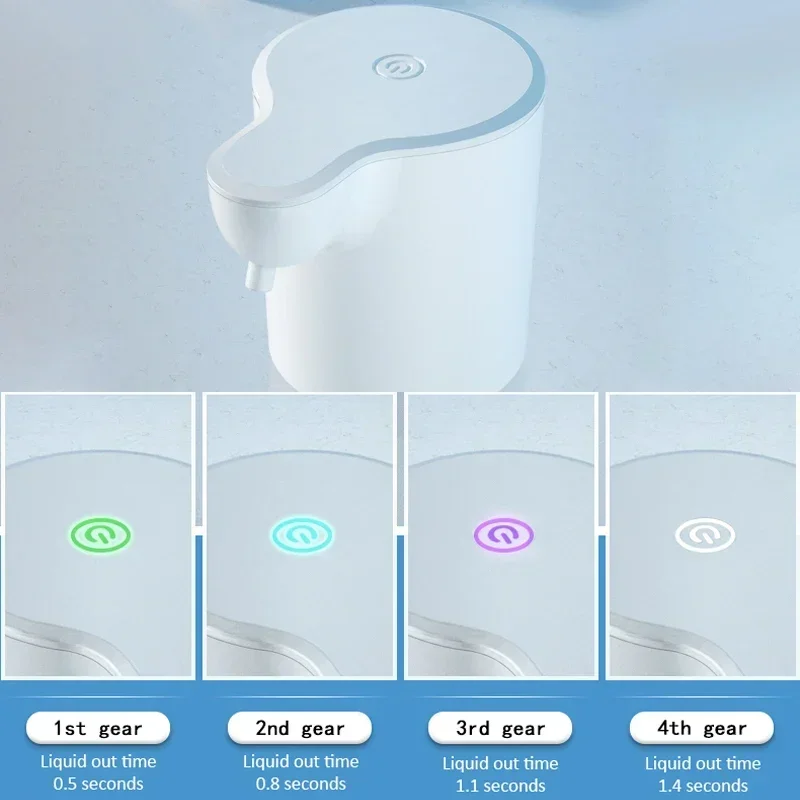 Dispensador automático de espuma con Sensor, sin contacto, capacidad de carga tipo C, dispensador de jabón líquido inteligente, dispensador de jabón con Sensor infrarrojo