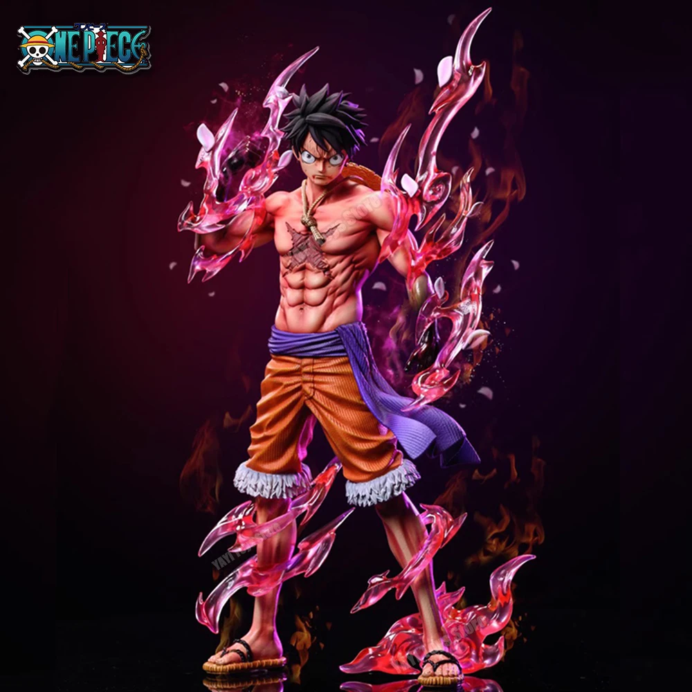 One Piece Ruffy Anime Figuren Monkey D. Ruffy Flowing Cherry Actionfiguren PVC Anime Sammlung Modell Puppe Spielzeug Kind Geschenk