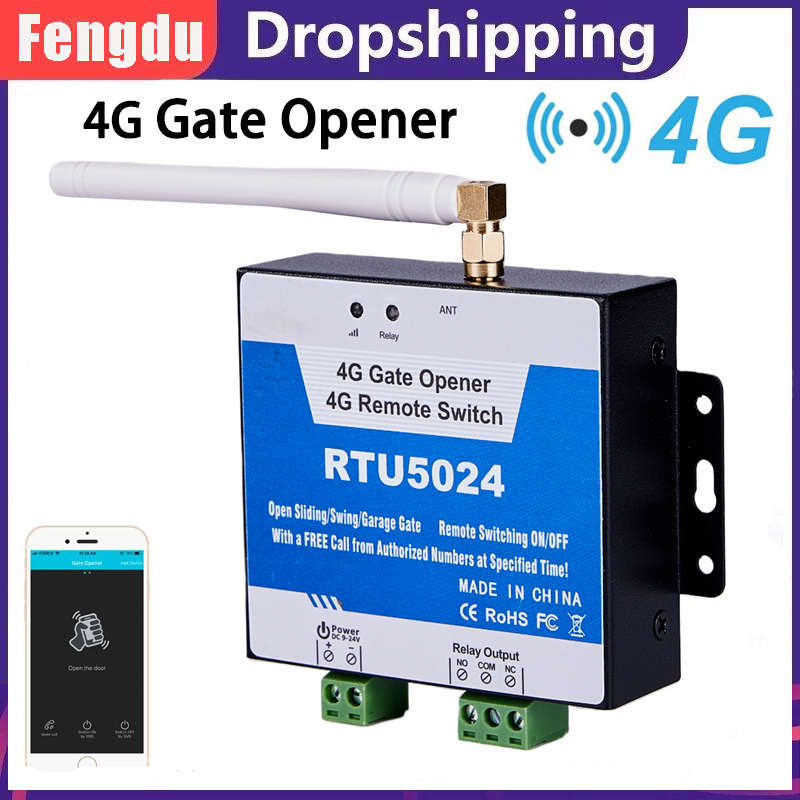 Rtu5024 Gsm Cổng Dụng Cụ Mở 4G Gsm Tiếp Bộ Điều Khiển Truy Cập Tự Do Điện Thoại Nhà Để Xe Điều Khiển Từ Xa