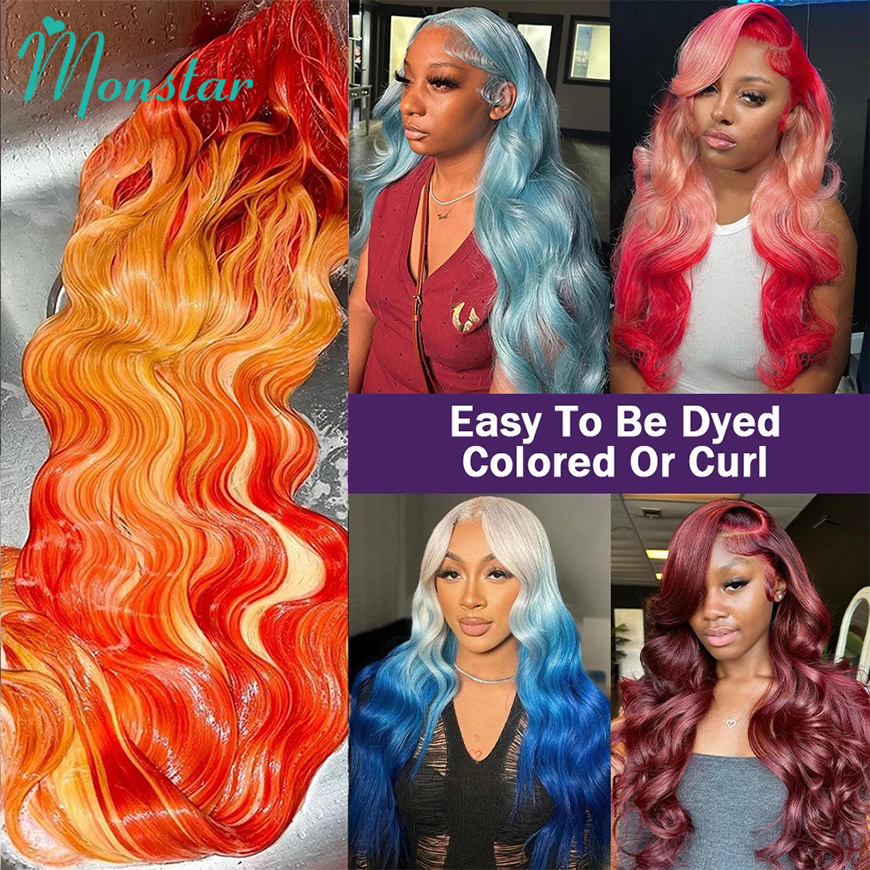 13X6 13x4 5x5 4X4สีบลอนด์ปิดด้วยลูกไม้ด้านหน้า HD 613เส้นผมมนุษย์ลอนตัว30 40นิ้วมัดด้วยการถัก3เส้นสไตล์บราซิล