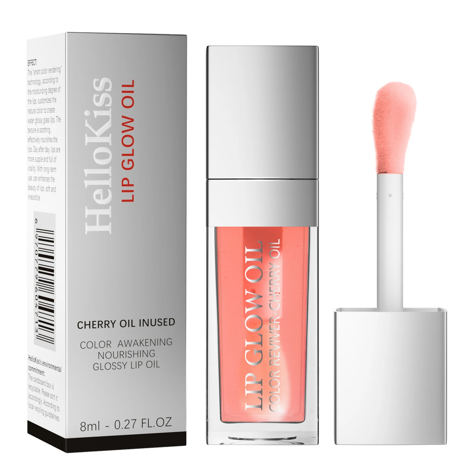 Crystal Jelly Feuchtigkeitsspendendes Lippenöl, aufpolsterndes Lipgloss, Make-up, sexy, pralles Lippenglanzöl, getönte Lippen, pralleres