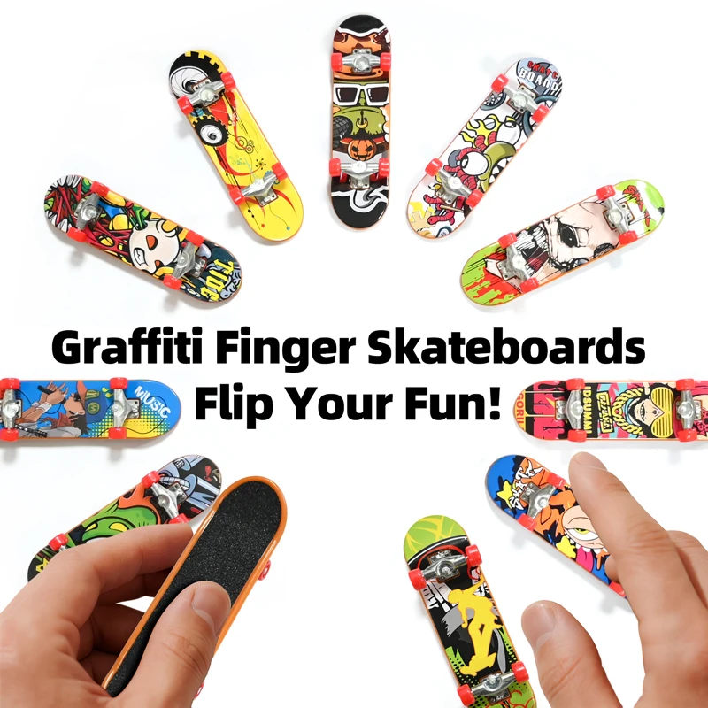3/1PCS Mini Finger Skateboard Desktop Finger Board Creative Fingertip Fingerboards Toys for Kids Birthday Party Favor Gifts