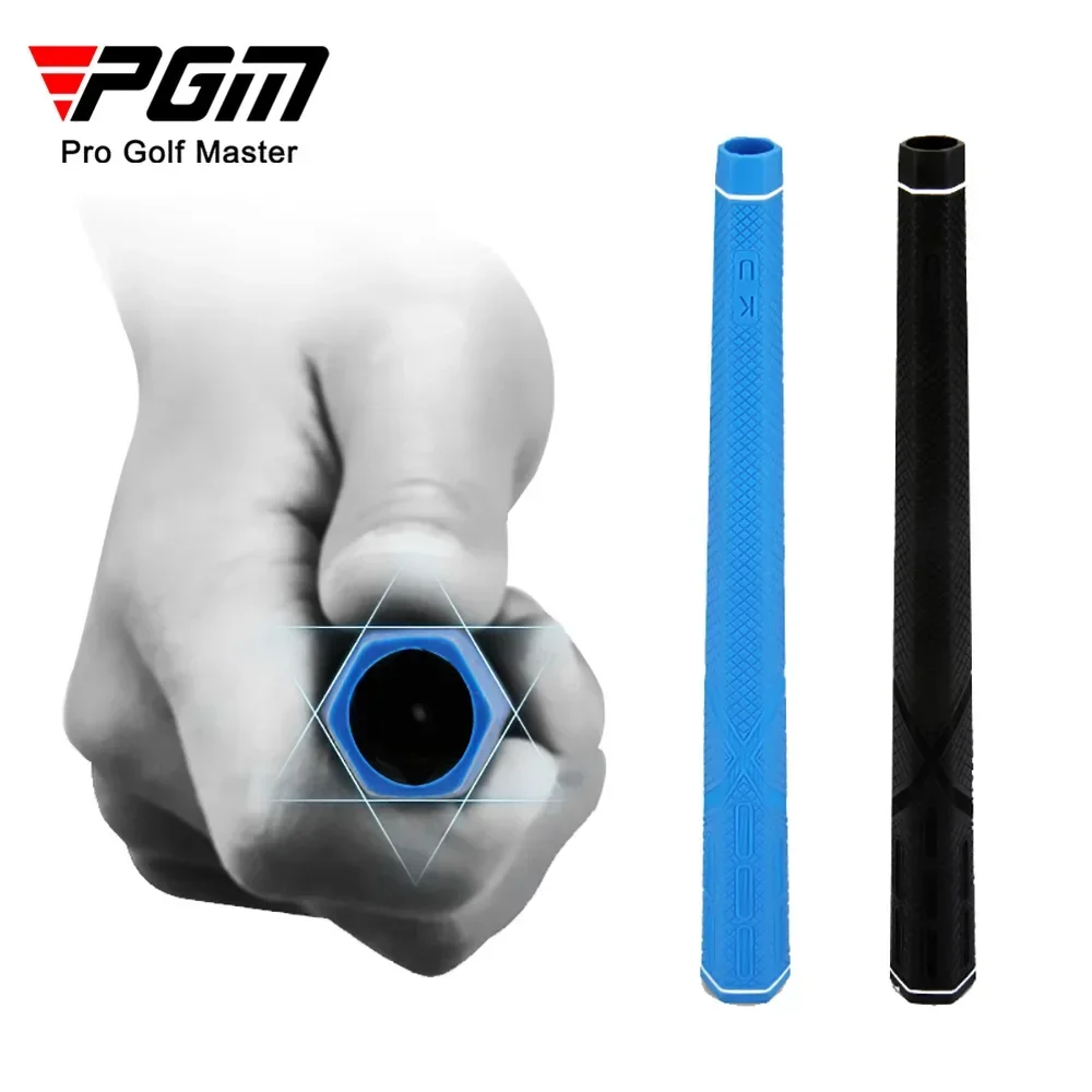 Empuñaduras para palos de Golf PGM, agarre Hexagonal de goma aplicable para palos de Golf de hierro y madera, agarre para Putter, negro/azul SB004